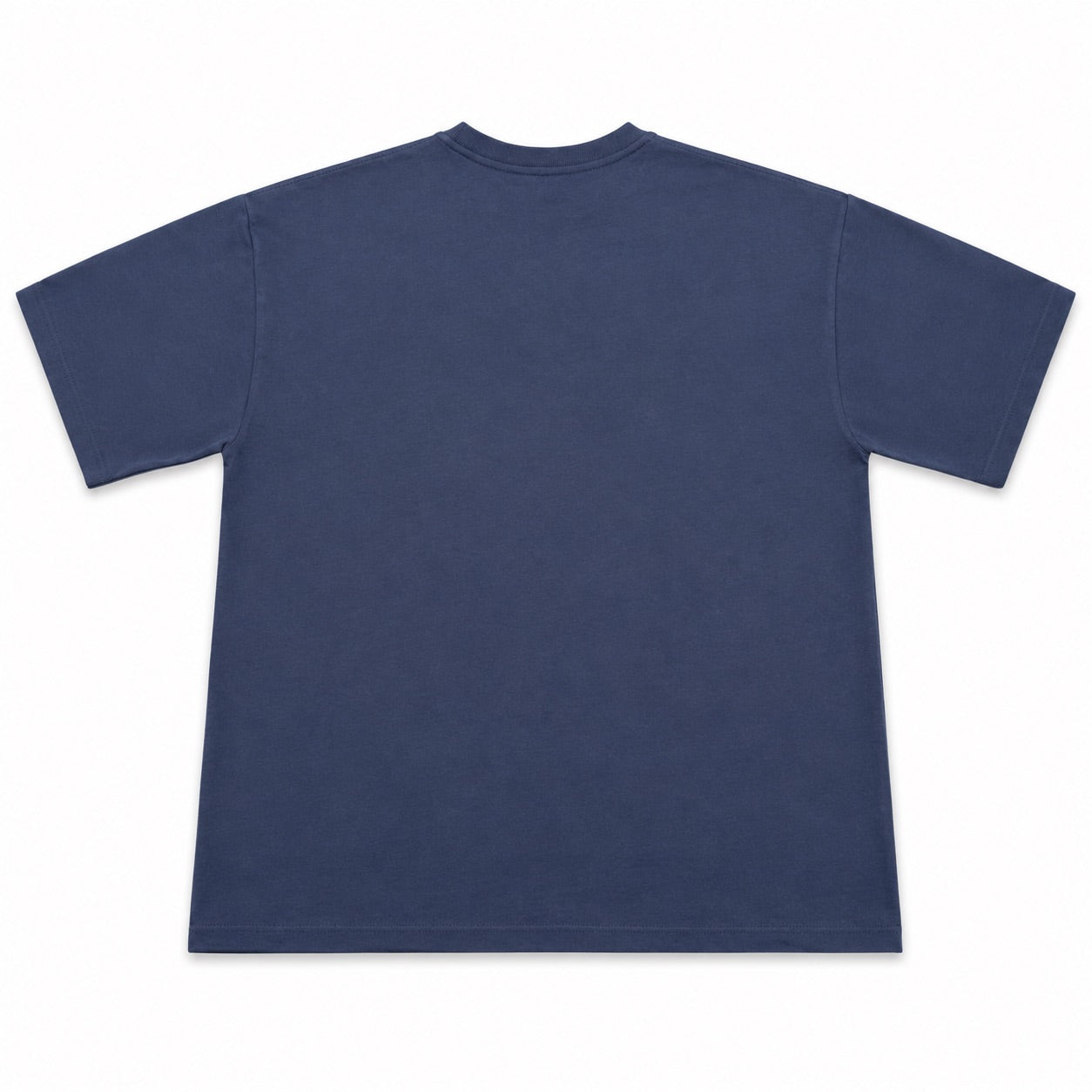 Midnight Slate Oversized Drop Shoulder Tee Back View
