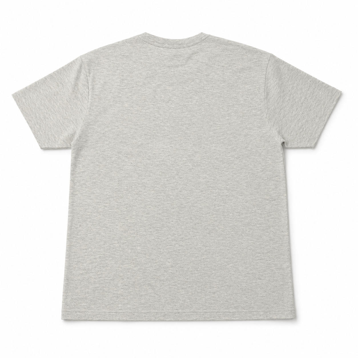 Oatmeal Regular Fit Essential Tee Back View