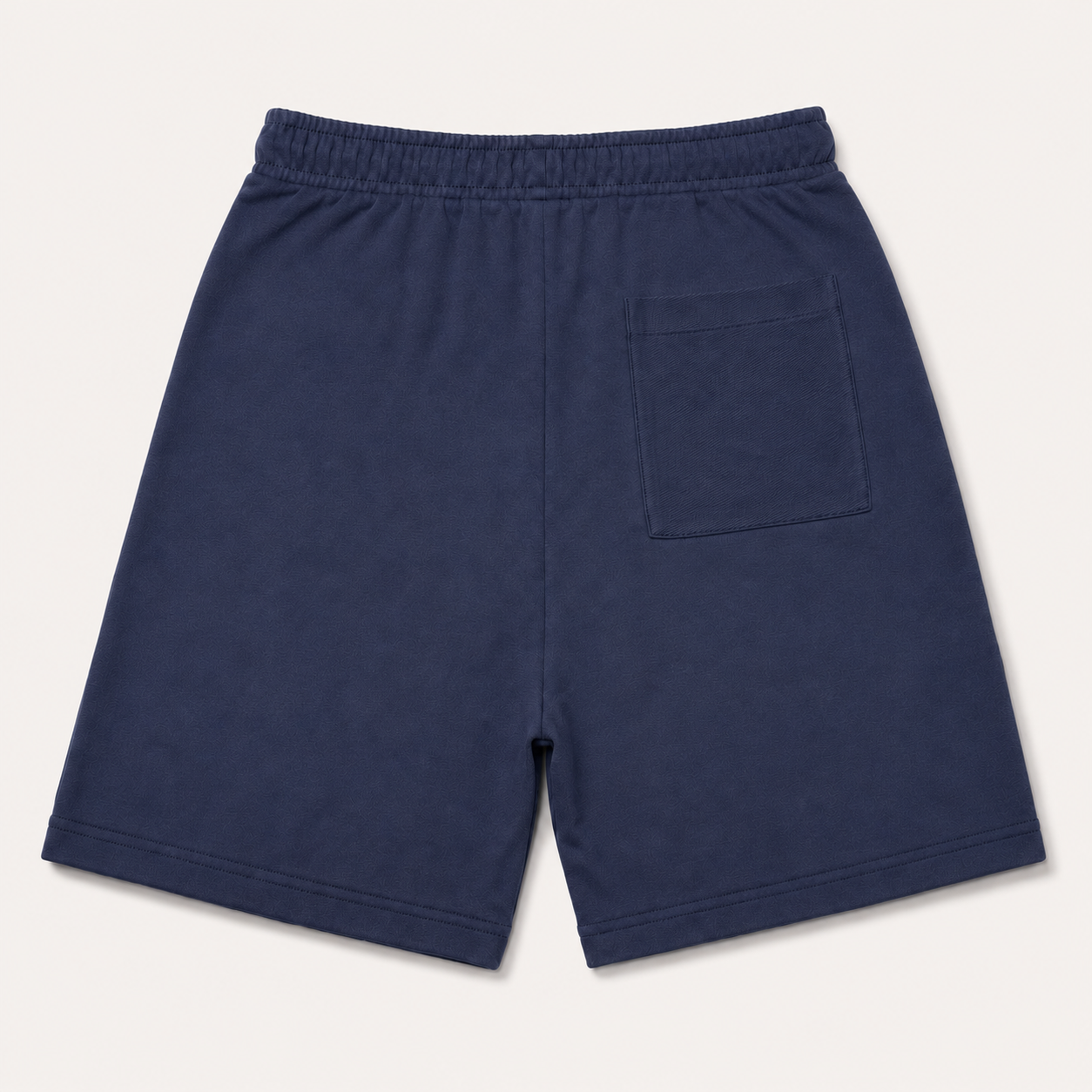 Washed Navy Utility Shorts Back View