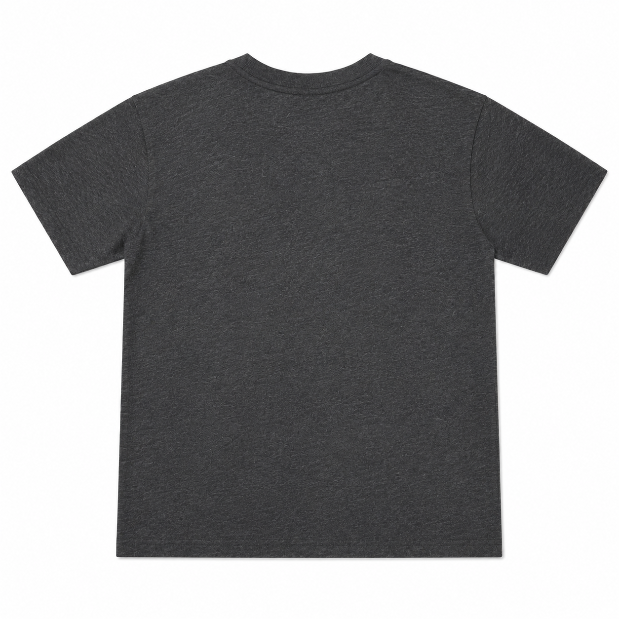 LoomX midnight charcoal regular fit unisex tee back view