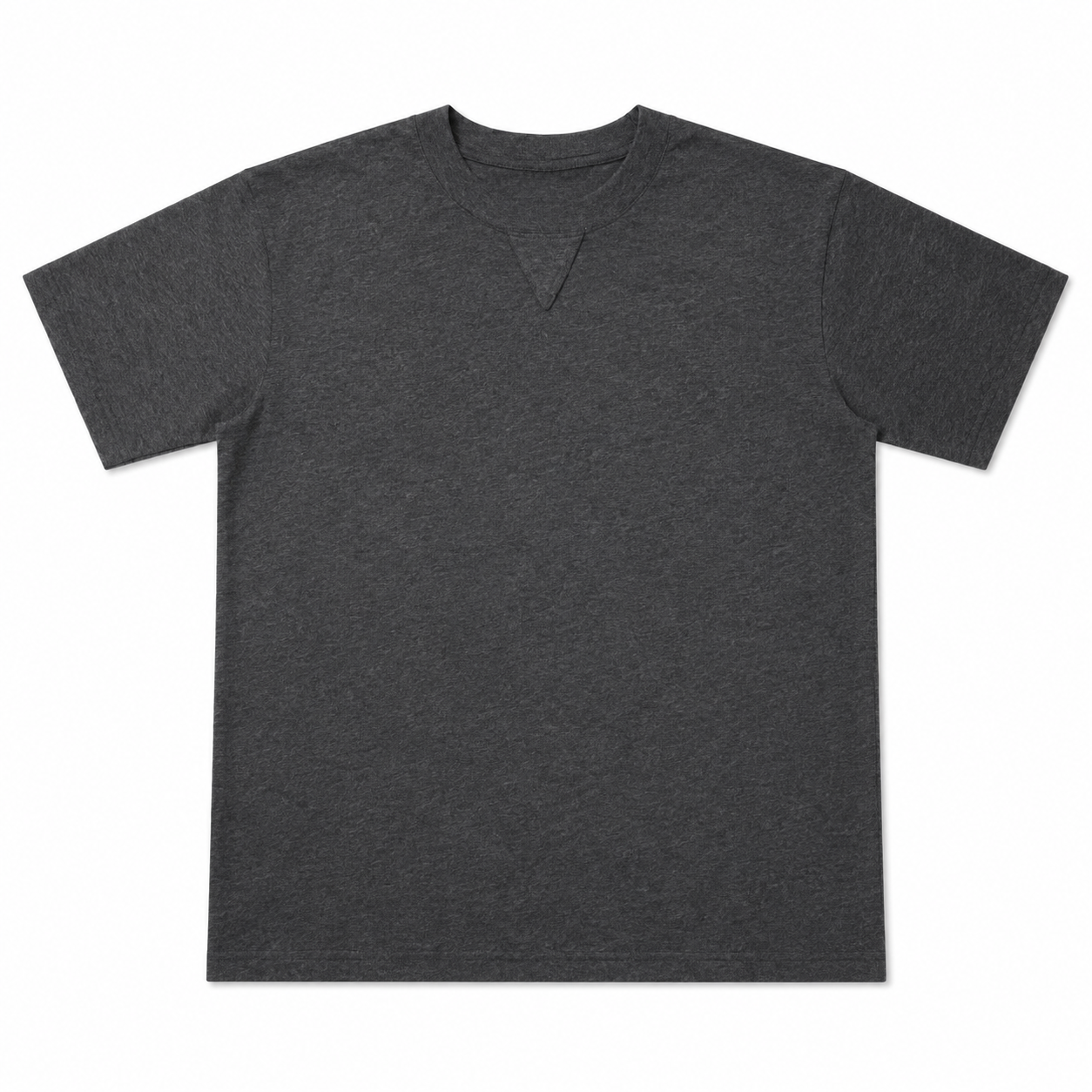 LoomX midnight charcoal regular fit unisex tee front view