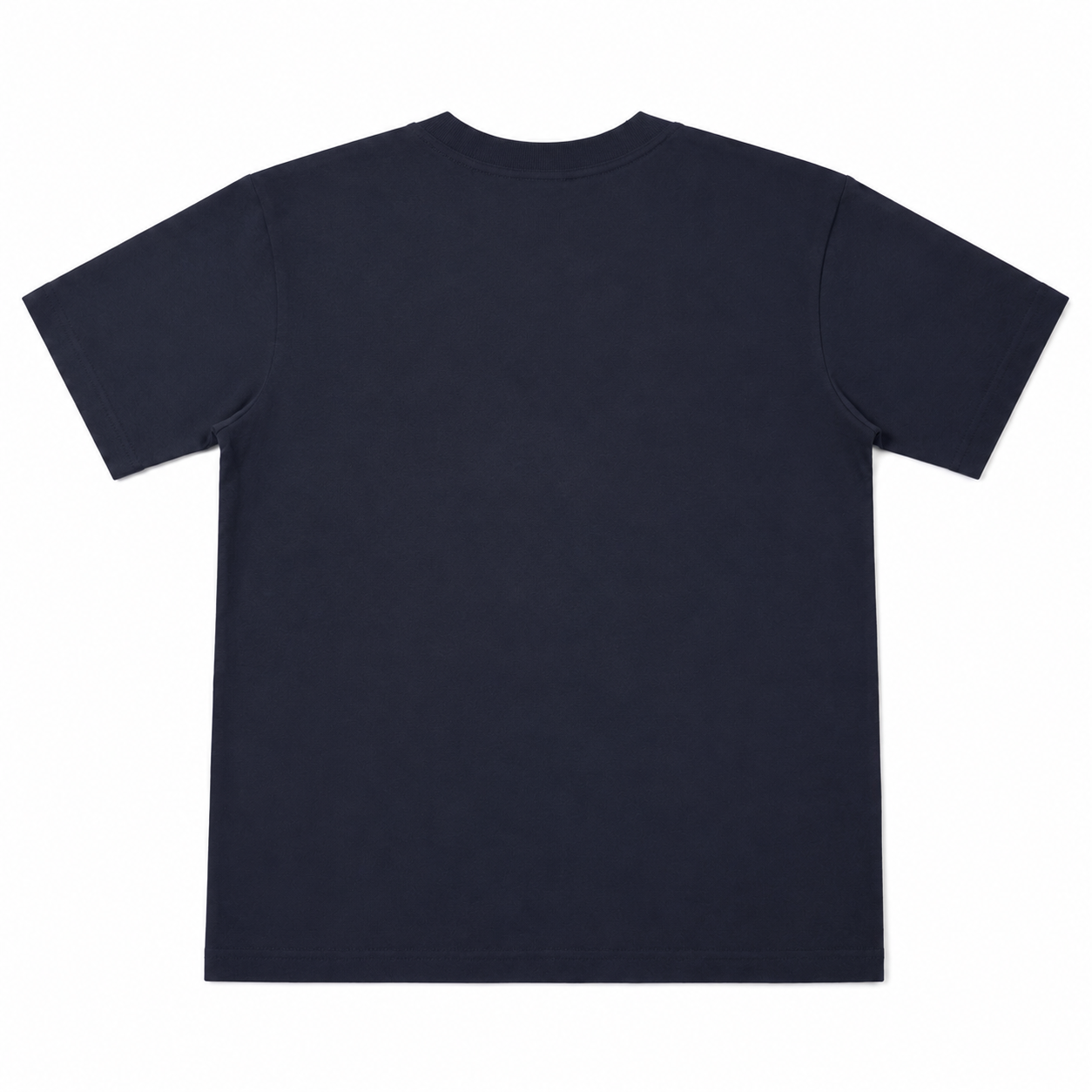 LoomX midnight navy regular fit unisex tee back view