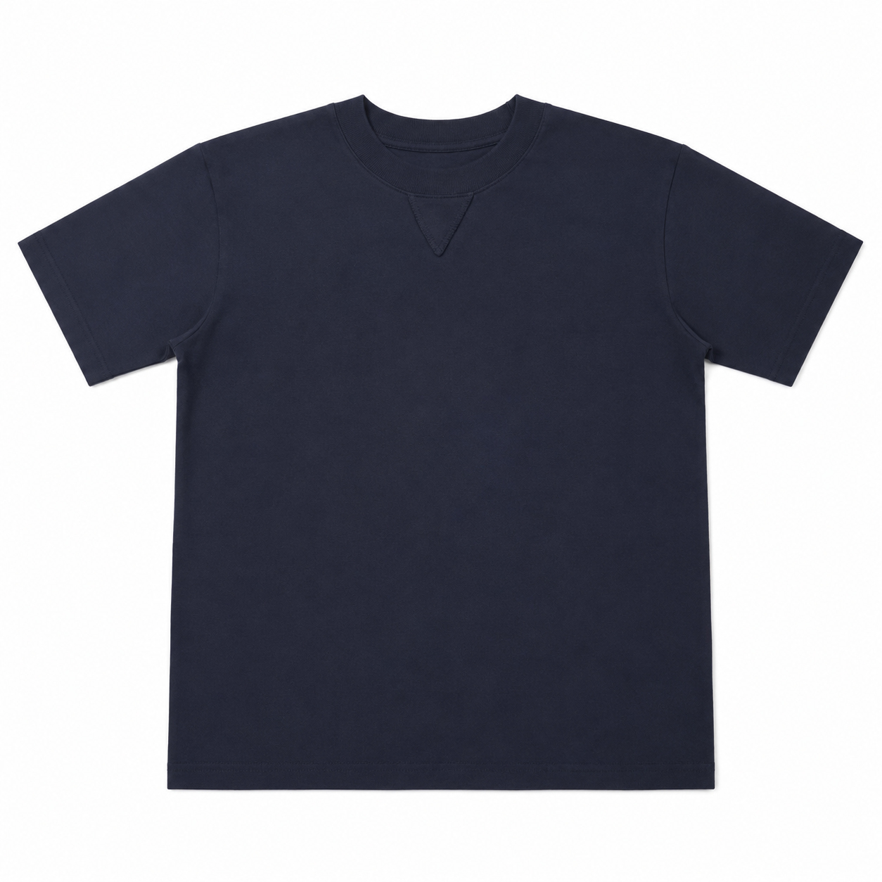 LoomX midnight navy regular fit unisex tee front view