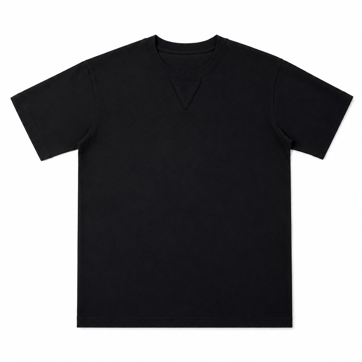 Loomx Signature Black Regular Fit Tee Front