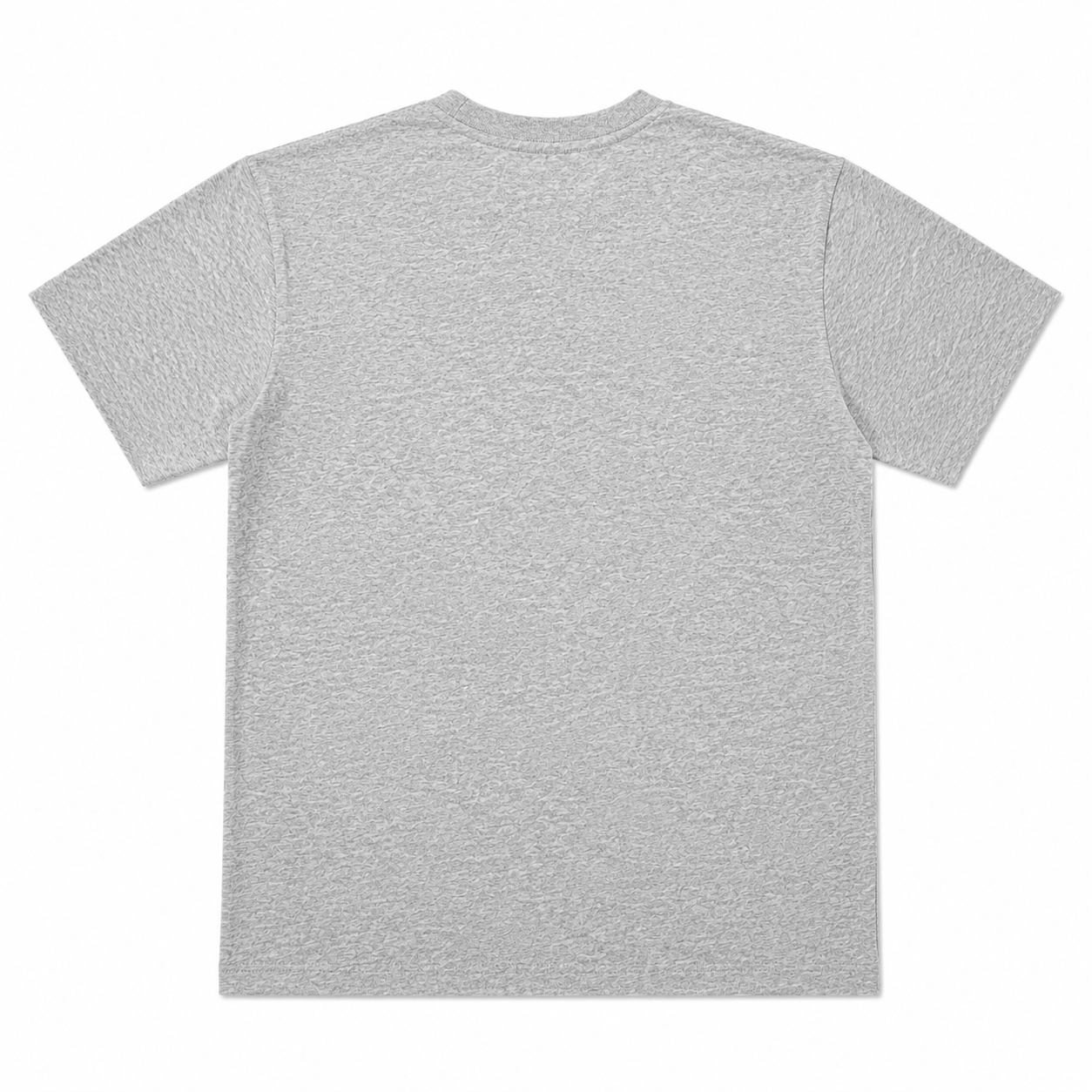 LoomX stone grey regular fit unisex tee back view