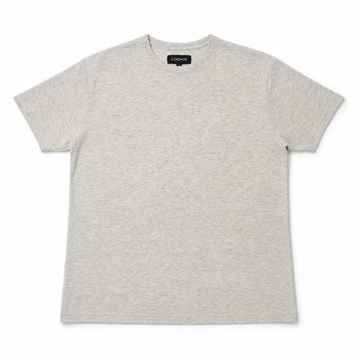 Oatmeal Regular Fit Essential Tee Front View