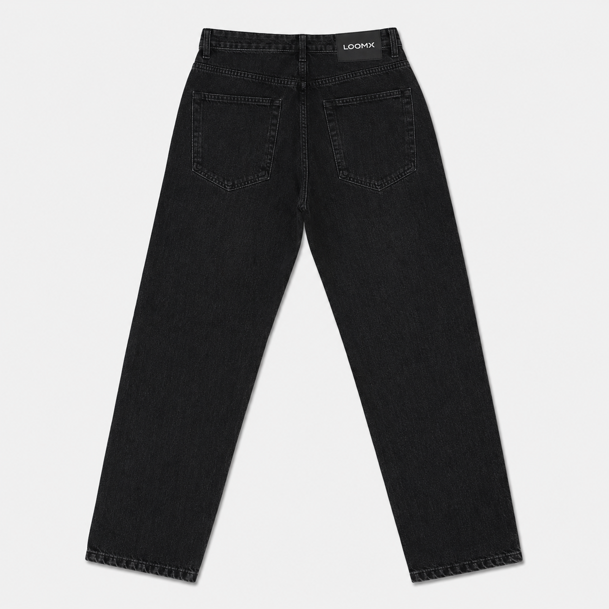 Obsidian Fade Loose Fit Denim Back View