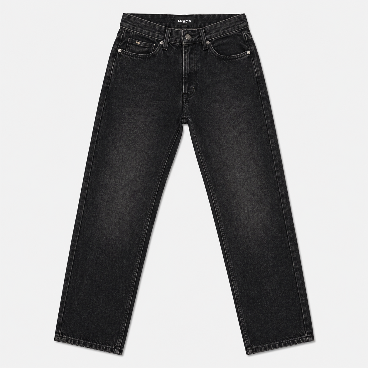 Obsidian Fade Loose Fit Denim Front View