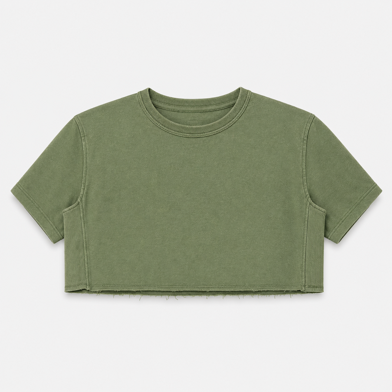 Sage Olive Cropped Top from Women’s Relaxed Co-ord Set