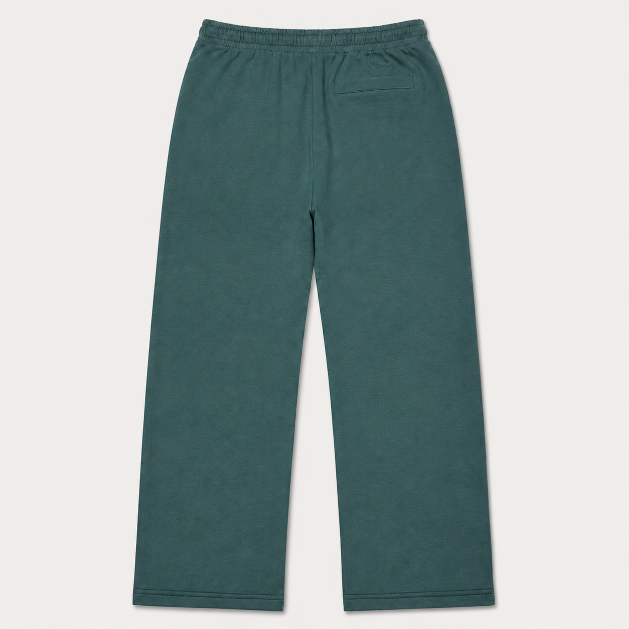 Teal Straight Lounge Trouser Back View