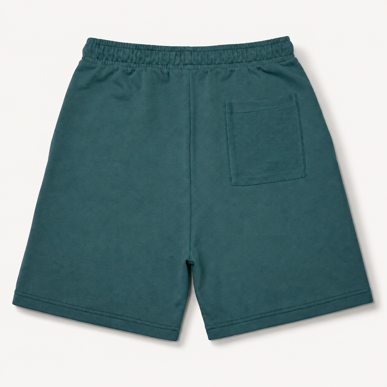 Teal Utility Pocket Shorts Back View