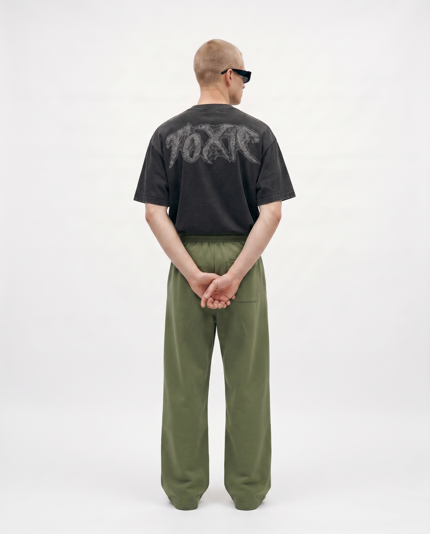 Toxic Oversized Tee Back Model Graphic Artwork