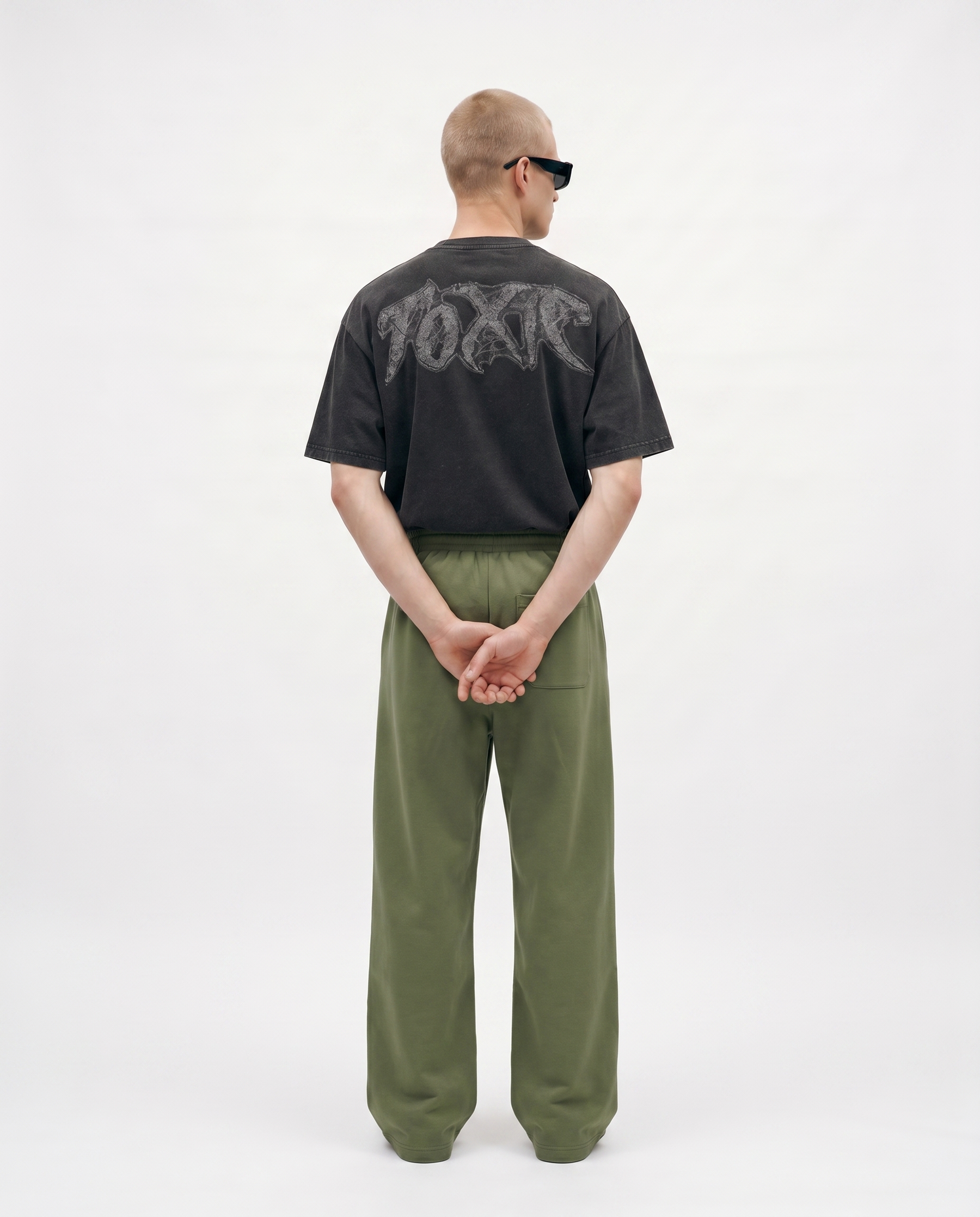 Toxic Oversized Tee Back Model Graphic Artwork