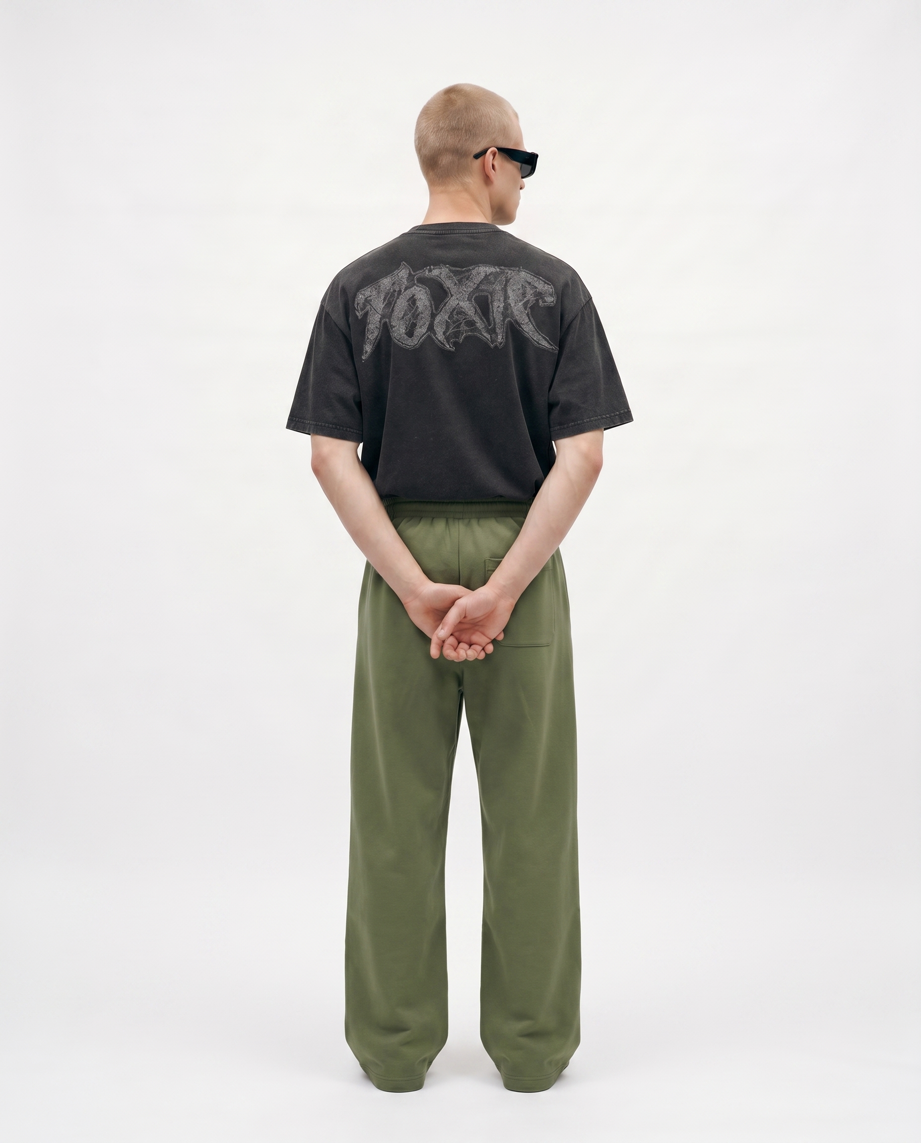Toxic Oversized Tee Back Model Graphic Artwork