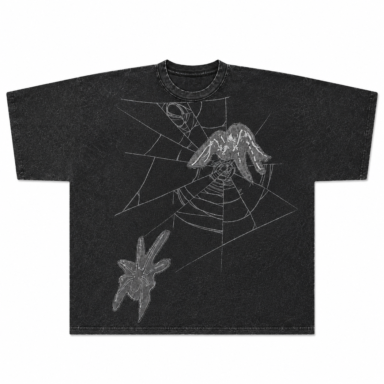 Toxic Oversized Tee Front Graphic Design